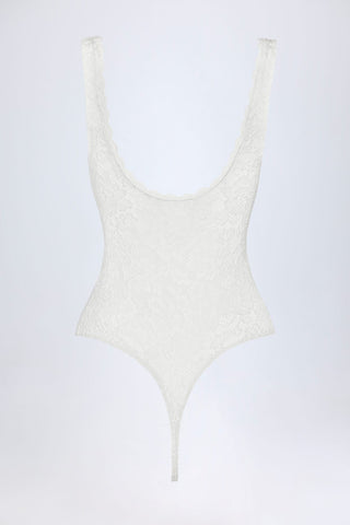 Lace Plunge Bodysuit